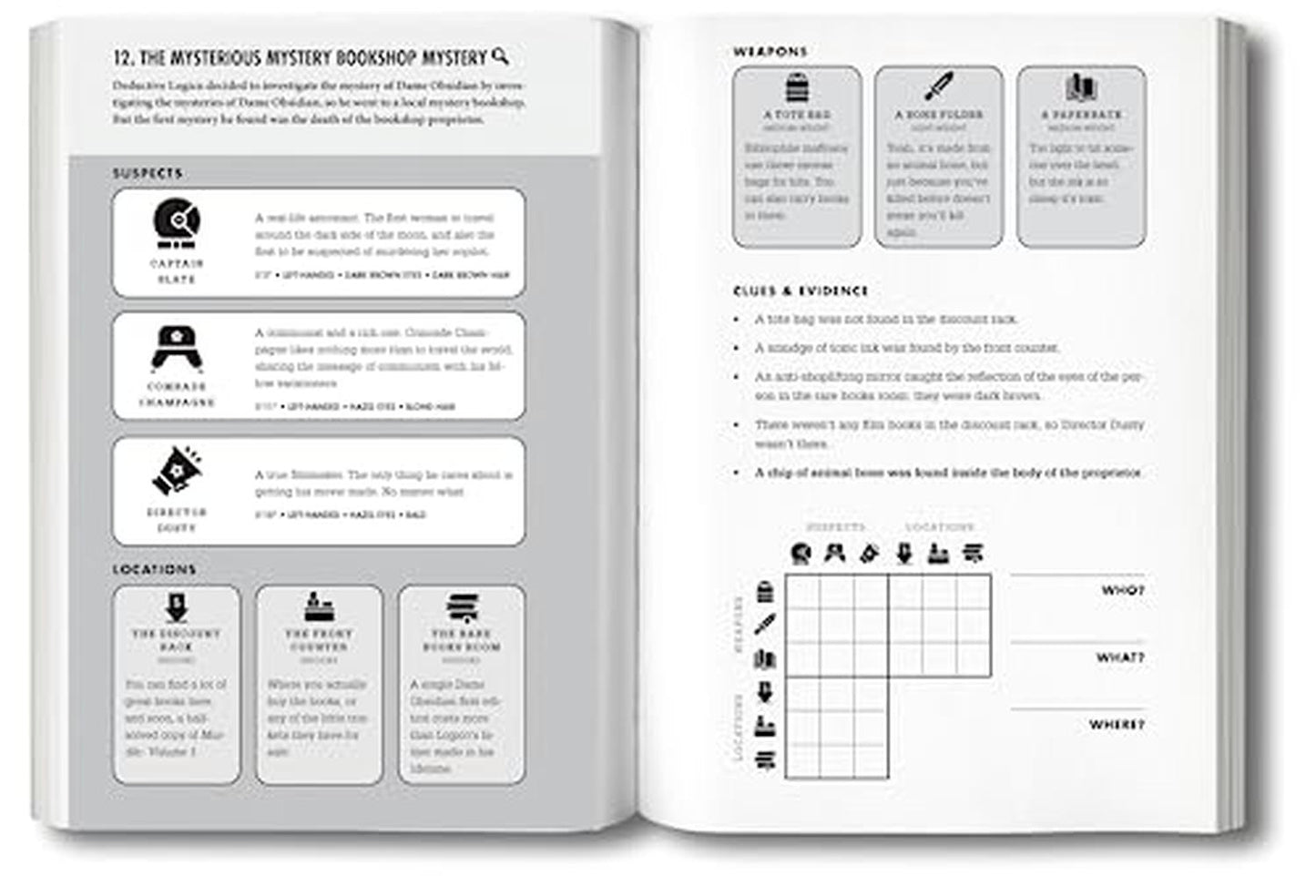 Murdle: Volume 1: 100 Elementary to Impossible Mysteries to Solve Using Logic