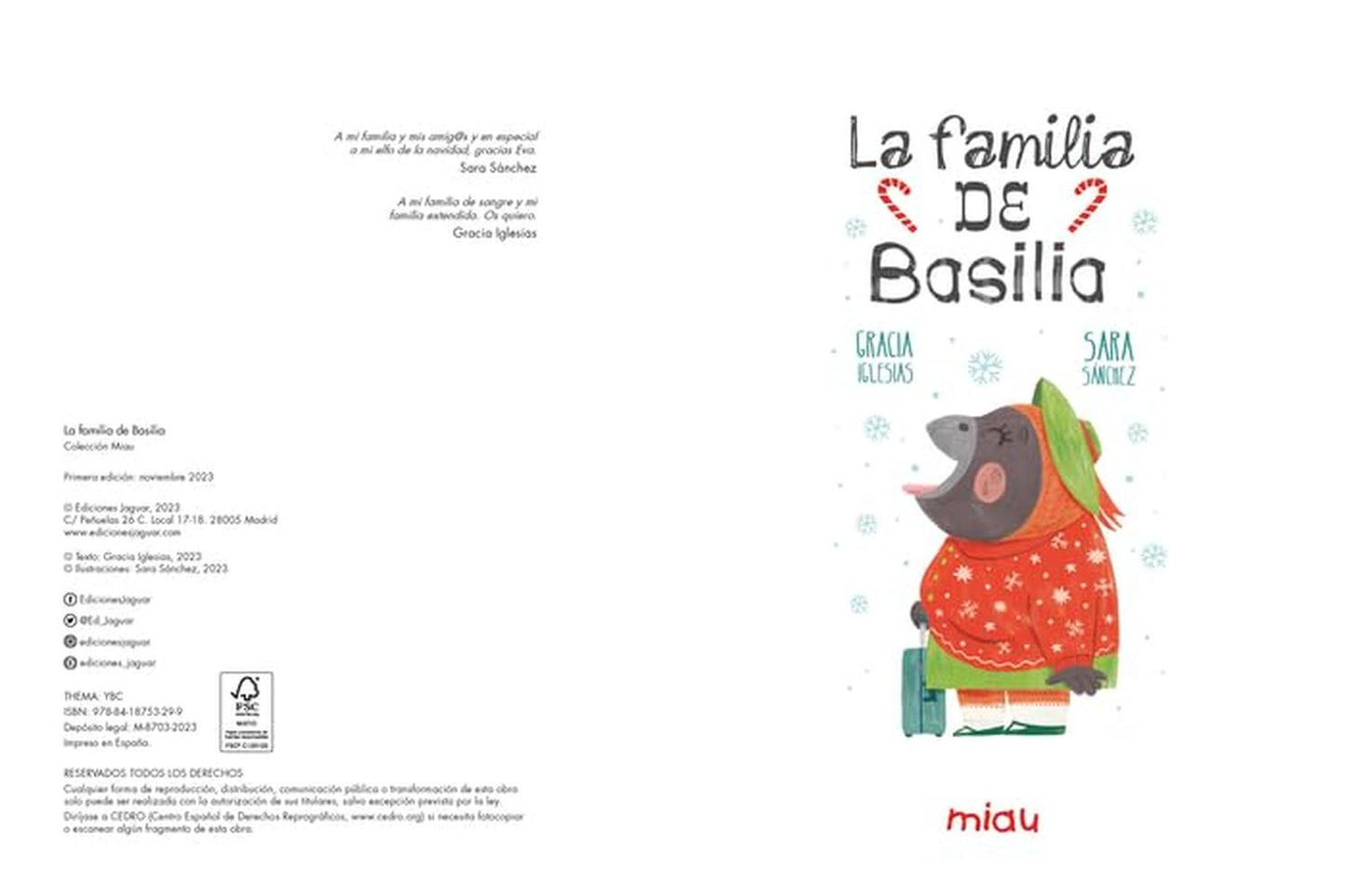 La Familia De Basilia (Miau Album Infantil)