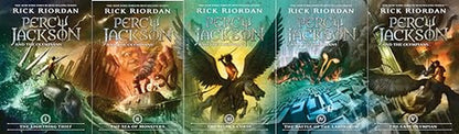 Percy Jackson and the Olympians 5 Book Paperback Boxed Set