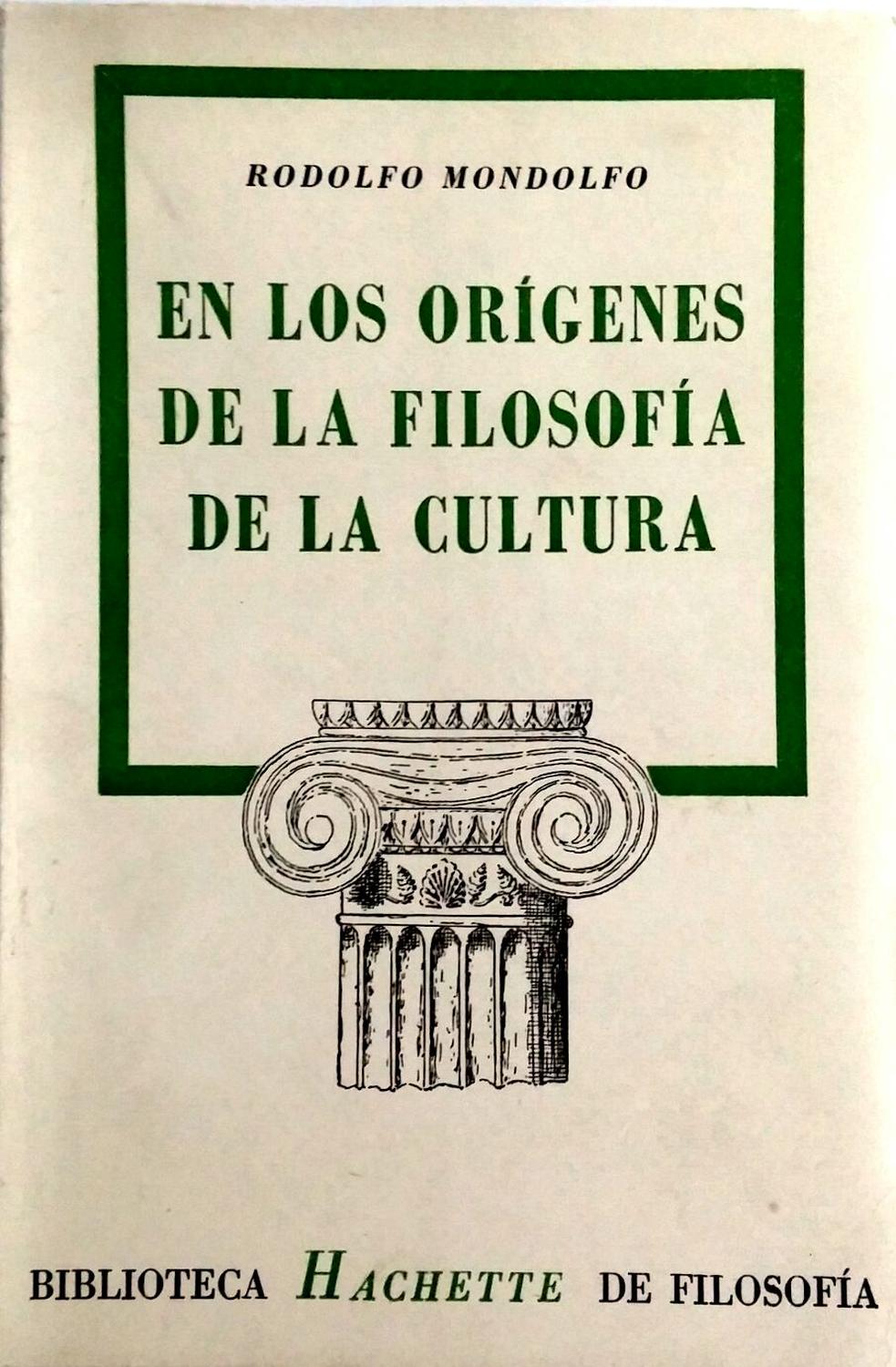 En los orígenes de la filosofía de la cultura